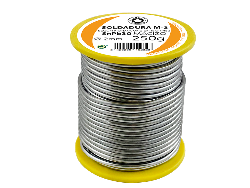 FERDEX SnPb30 MACIZO 1 mm. CARRETES ESTAÑO MACIZOS