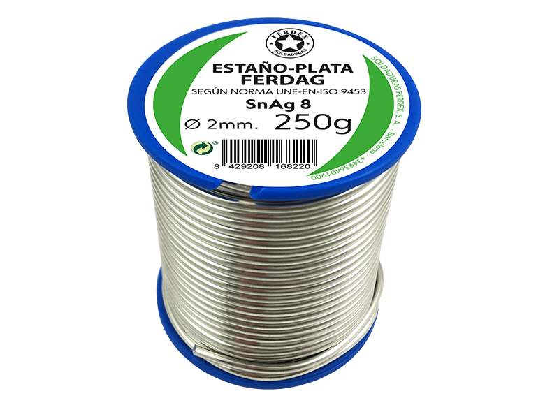 FERDEX SnAg8 2 mm. CARRETES ESTAÑO