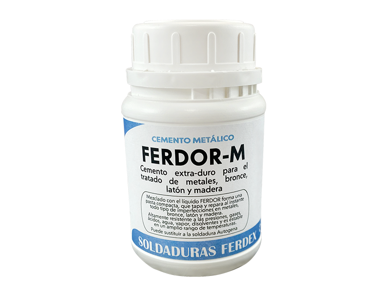 POLVO FERDOR M (masilla química para madera) QUÍMICOS INDUSTRIALES